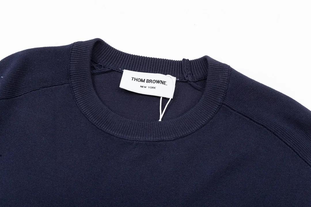 Thom Browne ➡️ POLO ， Retro Same Style Versatile : Size：M-3XL